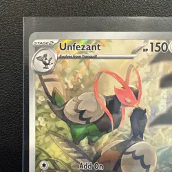 Unfezant - 150/086 Illustration Rare SV: Black Bolt Pokemon TCG NM - Image 3
