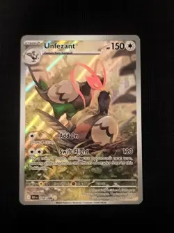 Pokemon TCG SV Black Bolt Unfezant 150/086 Illustration Rare Near Mint - Image 1