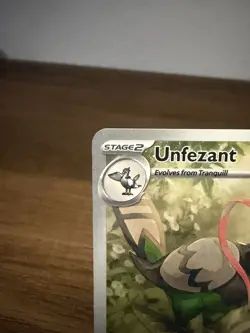 Pokemon TCG-Unfezant-Illustration Rare-150/086-Sv: Black Bolt-Holo - Image 5