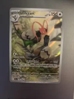 Pokemon TCG - Unfezant - 150/086 - Illustration Rare - SV: Black Bolt - Image 1