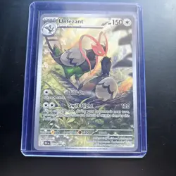 Pokemon TCG Unfezant Illustration Rare Card 150/086 Sv: Black Bolt - Image 1