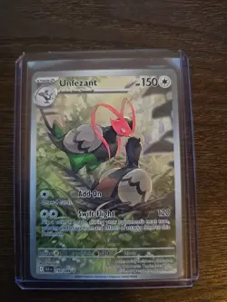 Pokemon TCG SV Black Bolt Unfezant 150/086 Illustration Rare Near Mint - Image 1