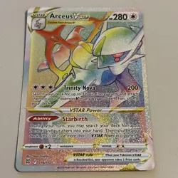 Arceus VStar 176/172 Pokemon TCG Brilliant Stars Secret Rare NM - Image 1
