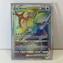 Arceus VSTAR (176/172) Rainbow Secret Rare | Pokemon TCG Brilliant Stars | NM - Image 1