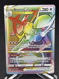 Arceus VSTAR (Secret Rare) - 176/172 - Brilliant Stars - Pokemon TCG - NM - HOLO - Image 1