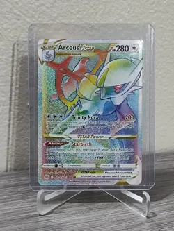 Arceus VSTAR (176/172) Rainbow Secret Rare | Pokemon TCG Brilliant Stars | NM - Image 1