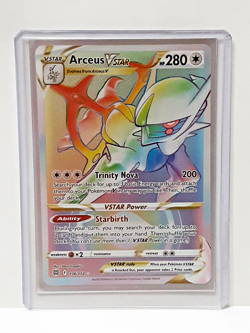 Pokemon TCG Arceus VSTAR 176/172 Rainbow Secret Rare Brilliant Stars NM - Image 1
