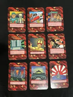 Illuminati New World Order INWO Lot Of 47 Group Cards Including 8 Rare Cards - Image 5