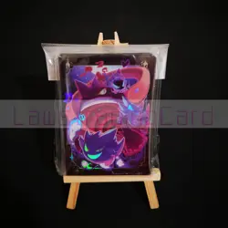 Pokemon - Gengar Foil Card Sleeves 60ct 66mmX91mm Standard Size - Image 1