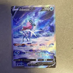 Pokemon Suicune V GG38/GG70 Crown Zenith Ultra Rare Full Art Holo English Card - Image 3
