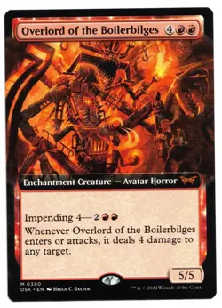 MTG Card: Overlord of the Boilerbilges #0380 Extended Art Duskmourn Mythic! NM - Image 1