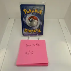 Pokemon TCG Wartortle Card 15/18 Southern Islands Regular - Image 2