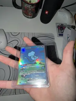 Pokemon Mew EX Psychic Holo Card USGMEH 232/097 Basic English TCG - Image 4