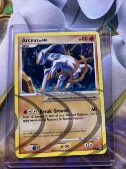 Pokemon TCG Arceus AR8 Holo Rare Card - Image 1