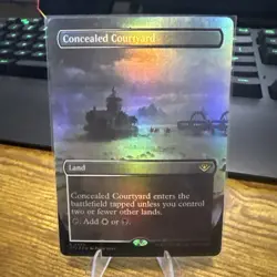 Concealed Courtyard (Borderless) -Foil Light Play MTG Foil - Image 1