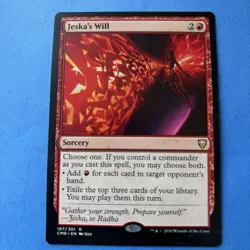 MTG Jeska's Will Commander Legends 187/361 Regular Rare Card - Image 1