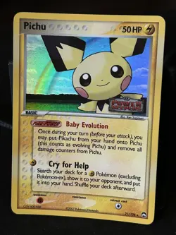 Pichu 21/108 Power Keepers Holo Rare Pokemon Card TCG NM - Image 1