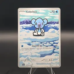 🔥Pokemon TCG Cubchoo Illustration Rare Card 109/086 English Black Bolt NM+🔥 - Image 1