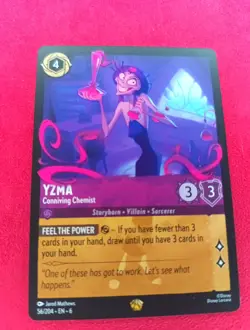 Yzma Conniving Chemist Non-Foil Card 56/204 Azurite Sea Disney Lorcana NM - Image 1