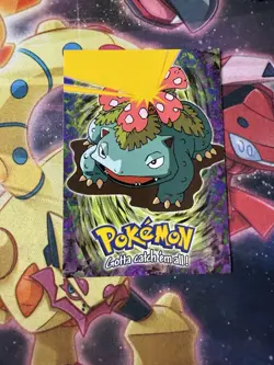 Venusaur E3 of 12 - BLUE LOGO - NON-HOLO - TOPPS POKEMON CARD - Image 1