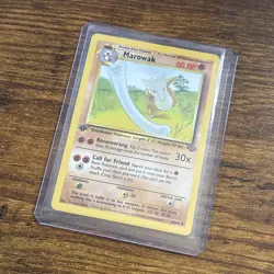 Pokemon Marowak TCG Jungle Card 39/64 Regular Uncommon 1st Edition LP/NMUU - Image 3