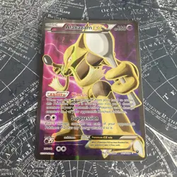 Alakazam EX 117/124 X & Y Fates Collide Ultra Rare Full Art Holo Pokemon Card - Image 2