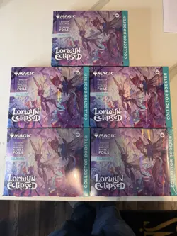 Magic: The Gathering Lorwyn Eclipsed Collector Booster Factory Sealed- Lot of 5 - Image 1