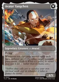 The Legend of Yangchen (Foil)| Magic the Gathering MTG | Avatar | NM - Image 2