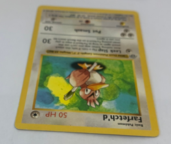 1st Edition Farfetch’d Pokemon card Shadowless Base Set Near Mint or above - Image 3