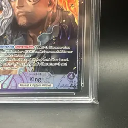 One Piece TCG King OP08-057 Alt Art Leader Two Legends English - ACE 10 - Image 4