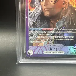 One Piece TCG King OP08-057 Alt Art Leader Two Legends English - ACE 10 - Image 5