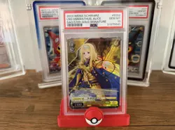 2023 Weiss Schwarz Longing Osmanthus Alice - Gold Signature SAO E002 SP PSA 10 - Image 1