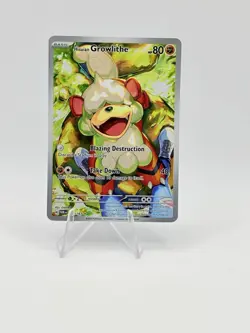 Pokemon TCG Hisuian Growlithe Twilight Masquerade IR 181/167 - Image 1