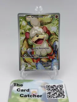 Pokemon TCG Hisuian Growlithe Twilight Masquerade IR 181/167 Near Mint - Image 1