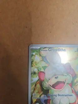 Pokemon TCG Hisuian Growlithe Twilight Masquerade IR 181/167 - Image 3