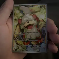 Pokemon TCG Hisuian Growlithe Twilight Masquerade IR 181/167 - Image 5
