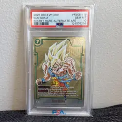 Dragon Ball Super Card Game Son Goku Secret Rare Alt Art FB05-119 PSA 10 - Image 1