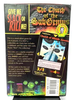 Steve Jackson Games Illuminati INWO SubGenius New World Order 100 Card Game Set - Image 3