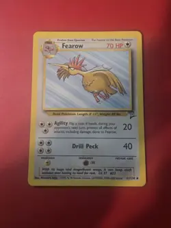 FEAROW - 41/130 - Base Set 2 - Pokemon Card - LP - Image 1