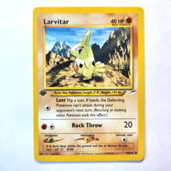 Larvitar 70/105 Pokemon TCG 1st Edition Neo Destiny NM Vintage 2002 Card - Image 2