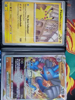 JUMBO POKEMON CARDS AND BINDER BUNDLE-34 MINT CONDITION-PIKACHU-Flareon-jolteon - Image 1