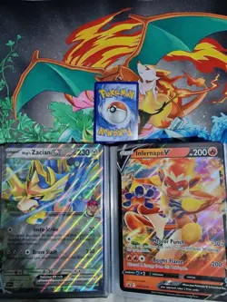 JUMBO POKEMON CARDS AND BINDER BUNDLE-34 MINT CONDITION-PIKACHU-Flareon-jolteon - Image 3
