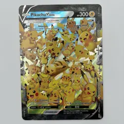 Pikachu V-Union Pokemon Oversized Jumbo Ultra Rare Card NM - Image 1