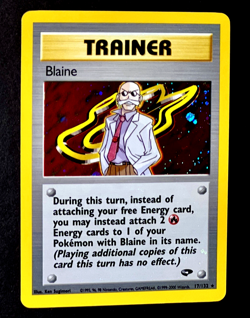 2000 Pokemon BLAINE Gym Challenge Set HOLO RARE Unlimited Edition Card 17/132 - Image 2
