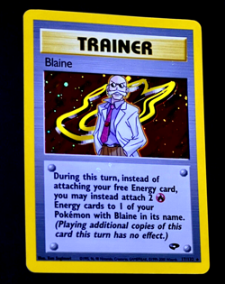 2000 Pokemon BLAINE Gym Challenge Set HOLO RARE Unlimited Edition Card 17/132 - Image 4