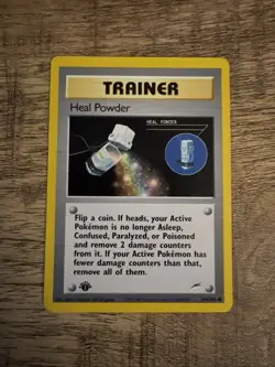 Heal Powder 104/105 1st Edition Neo Destiny Pokemon Card MINT Condition - Image 1