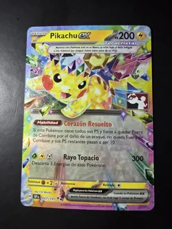 Pikachu EX 057/191 Play! Pokemon Stamp Promo Prize Pack 7 *SPANISH* - Image 1