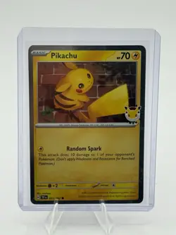 Pokemon Pikachu 051 /162 2026 Pokemon Day Stamped Promo TCG NM - Image 1