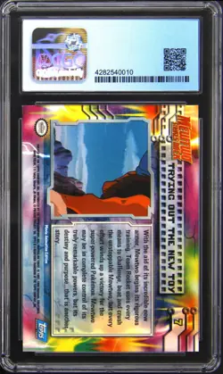 1999 POKEMON TOPPS THE FIRST MOVIE SILVER FOIL TRYING OUT THE NEW TOY CGC 10 - Image 2