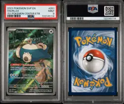 Pokemon TCG Snorlax 151 Promo Pokemon Center Stamped, PSA 9 - Image 3